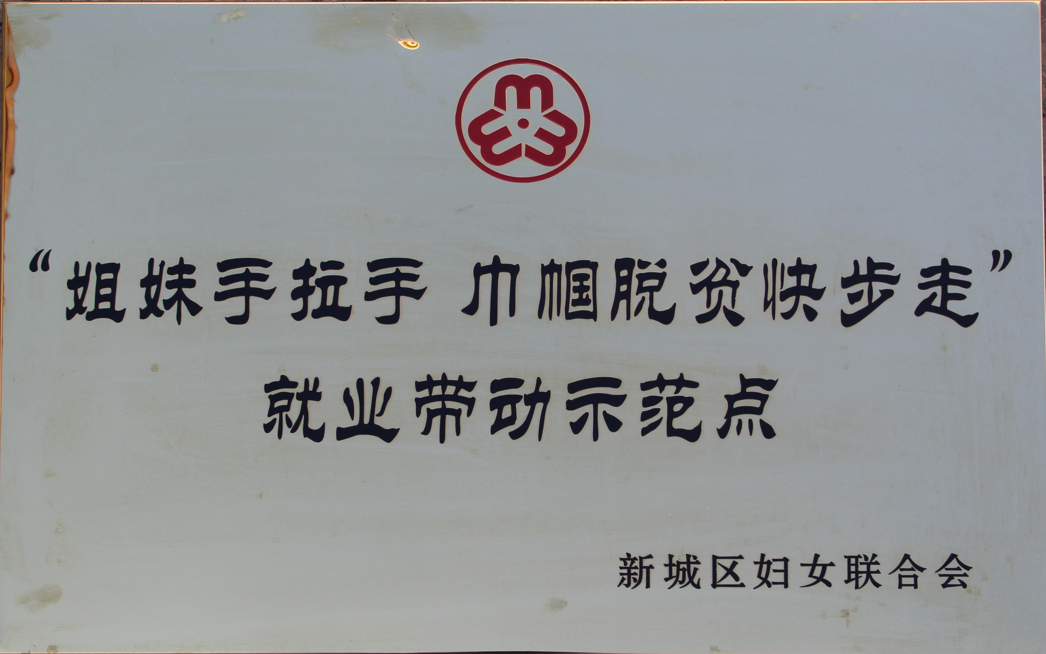 ”姐妹手拉手，巾幗脫貧快步走“就業(yè)帶動(dòng)示范點(diǎn)